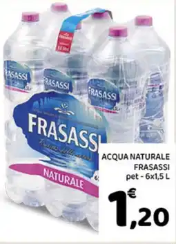 Conad Superstore Acqua naturale frasassi offerta