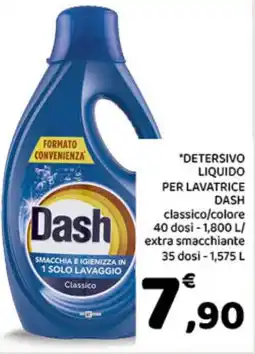 Conad Superstore Detersivo liquido per lavatrice dash offerta