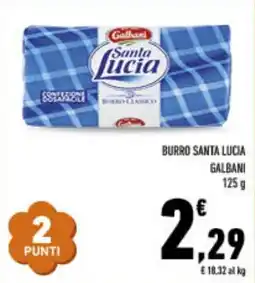 Conad Superstore Burro santa lucia galbani offerta