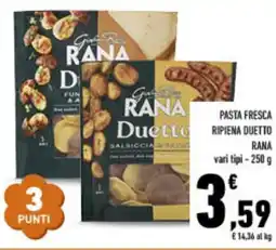 Conad Superstore Pasta fresca ripiena duetto rana offerta