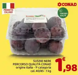 Conad Superstore Susine nere percorso qualità conad offerta