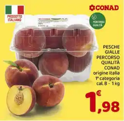 Conad Superstore Pesche gialle percorso qualità conad offerta