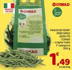 Conad Superstore Fagiolini boby percorso qualità conad offerta