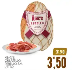 SpesAmica King's culatello rebello s.v. offerta