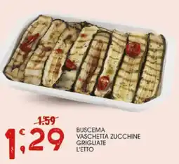 SpesAmica Buscema vaschetta zucchine grigliate offerta