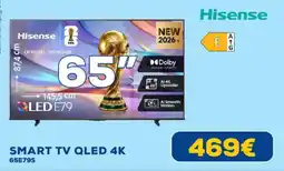 Euronics Hisense SMART TV QLED 4K 65E79S offerta