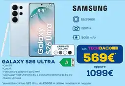Euronics SAMSUNG GALAXY S26 ULTRA offerta