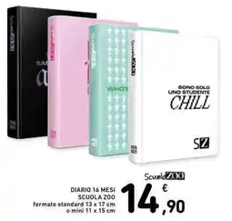 Conad DIARIO 16 MESI SCUOLA ZOO offerta