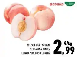 Conad City WEISSE NEKTARINEN/NETTARINA BIANCA CONAD PERCORSO QUALITÀ offerta