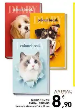 Conad DIARIO 12 MESI ANIMAL FRIENDS offerta