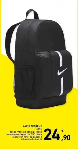 Conad ZAINO ACADEMY NIKE offerta