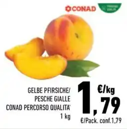 Conad City GELBE PFIRSICHE/ PESCHE GIALLE CONAD PERCORSO QUALITA' offerta