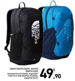 Conad Zaino youth court jester North Face offerta