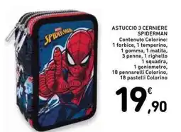 Conad ASTUCCIO 3 CERNIERE SPIDERMAN offerta