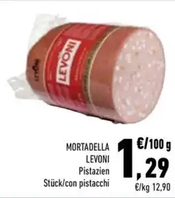Conad City Mortadella Levoni Pistazien offerta