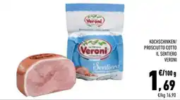 Conad City Prosciutto cotto Il Sentiero Veroni offerta