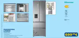 Euronics Hisense frigorifero 4 porte RF632N4WIE1 offerta