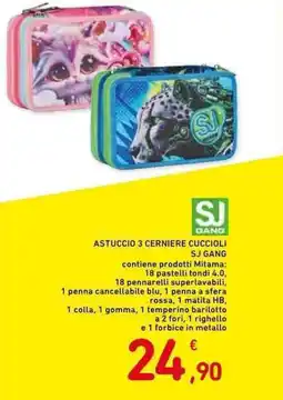 Conad ASTUCCIO 3 CERNIERE CUCCIOLI SJ GANG offerta