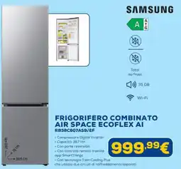 Euronics SAMSUNG FRIGORIFERO COMBINATO AIR SPACE ECOFLEX AI offerta