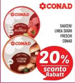 Conad City Saucen/ Linea Sughì Freschi CONAD offerta
