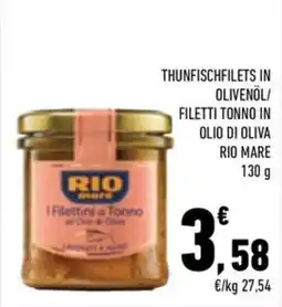 Conad City I Filettini di Tonno al Olio di Oliva RIO mare offerta
