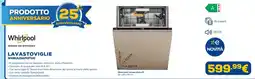 Euronics Whirlpool LAVASTOVIGLIE WHB1A15AM3TUO offerta