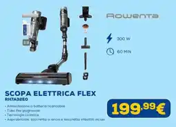 Euronics Rowenta Scopa Elettrica Flex RH7A32E0 offerta