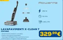 Euronics Rowenta LAVAPAVIMENTI X-CLEAN 7 offerta