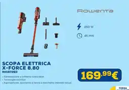Euronics Rowenta SCOPA ELETTRICA X-FORCE 8.80 offerta