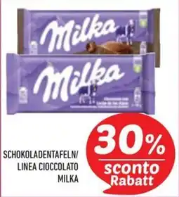 Conad City Schokoladentafeln/ linea cioccolato milka offerta
