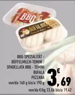 Conad City BÜFFELMILCH-TOMINI / SPADELLATA BBQ - TOMINI BUFALA PEZZANA offerta