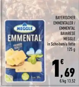 Conad City Bayerischer Emmentaler Meggle offerta