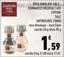Conad City SAPORI&IDEe CONAD rosa Himalaya - nero Cipro offerta