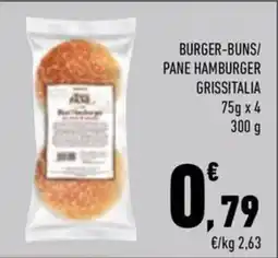 Conad City Burger-buns/Pane hamburger Grissitalia offerta