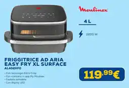 Euronics Moulinex Friggitrice ad aria Easy Fry XL Surface offerta