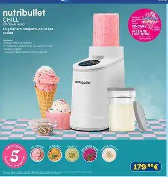 Euronics nutribullet CHILL ICE CREAM MAKER offerta