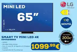 Euronics LG SMART TV MINI LED 4K offerta