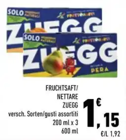 Conad City FRUCHTSAFT/NETTARE ZUEGG offerta
