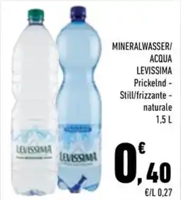 Conad City Mineralwasser/ Acqua Levissima offerta
