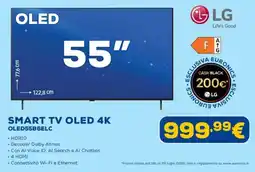 Euronics SMART TV OLED 4K OLED55B6ELC offerta