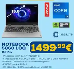 Euronics Lenovo NOTEBOOK 5060 LOQ offerta