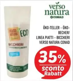 Conad City Öko-teller - öko- becher/ linea piatti bicchieri verso natura conad offerta