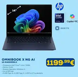Euronics HP OMNIBOOK X NG AI offerta