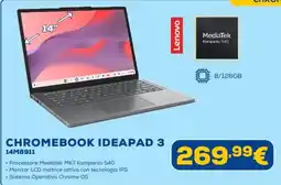 Euronics Lenovo CHROMEBOOK IDEAPAD 3 offerta