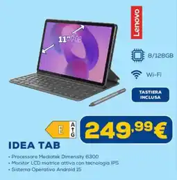 Euronics Lenovo IDEA TAB offerta