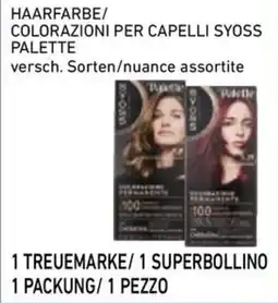 Conad City Haarfarbe/ colorazioni per capelli syoss palette offerta
