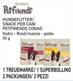 Conad City Hundefutter/ snack per cani petfriends conad offerta