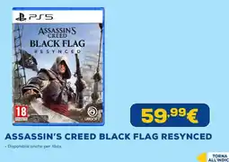 Euronics Assassin's Creed Black Flag Resynced Ubisoft offerta
