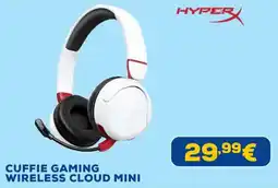 Euronics HyperX Cuffie Gaming Wireless Cloud Mini offerta
