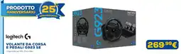 Euronics logitech VOLANTE DA CORSA E PEDALI G923 SE offerta